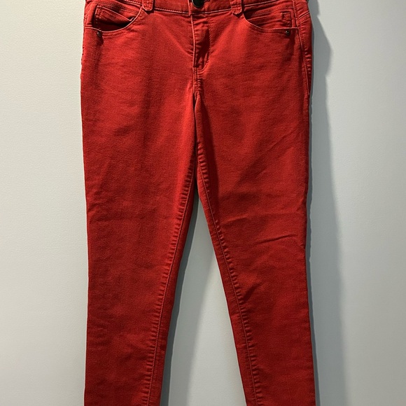 Democracy Denim - 🌻DEMOCRACY Red Slim Jean Pants